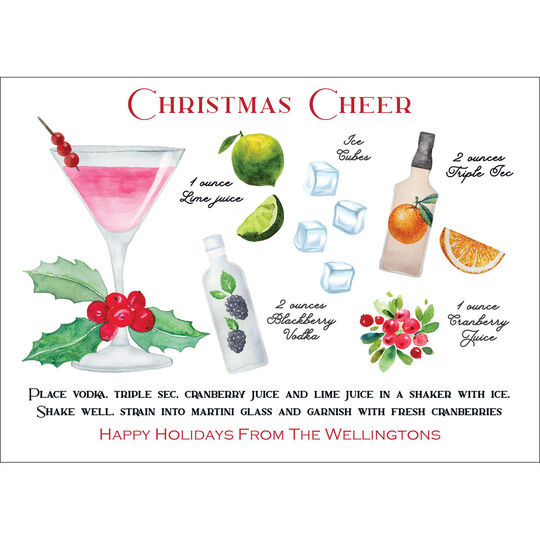 Christmas Cheer Flat Holiday Cards